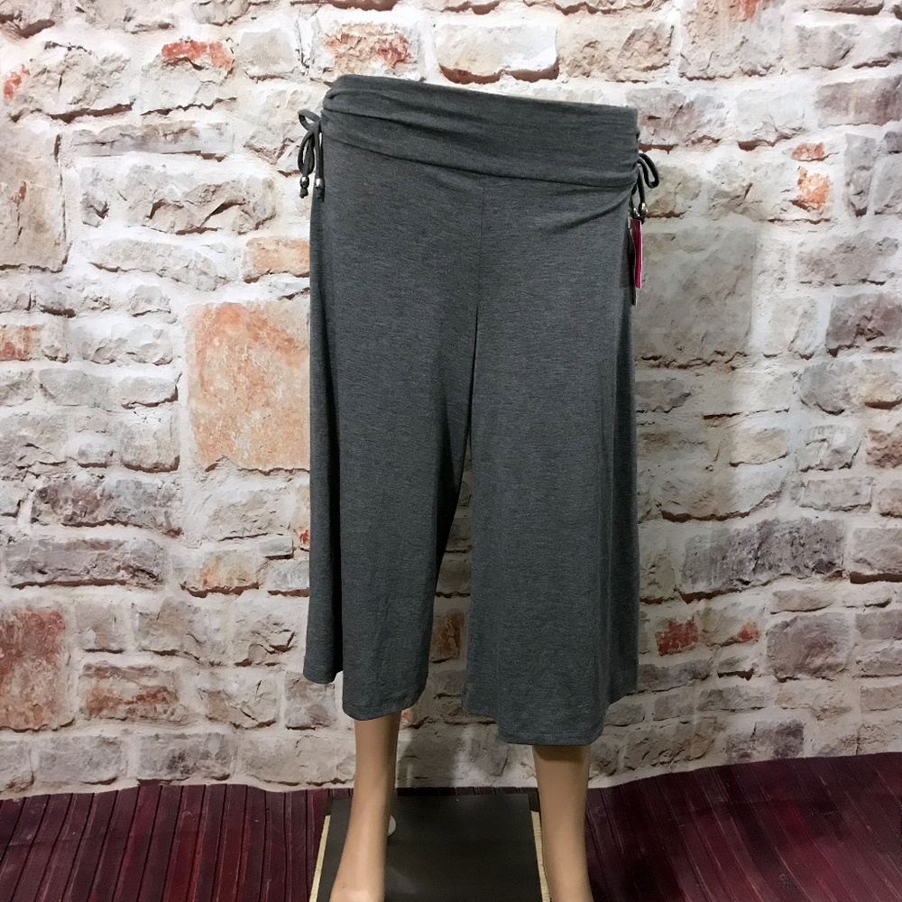 Gray Palazzo Pants